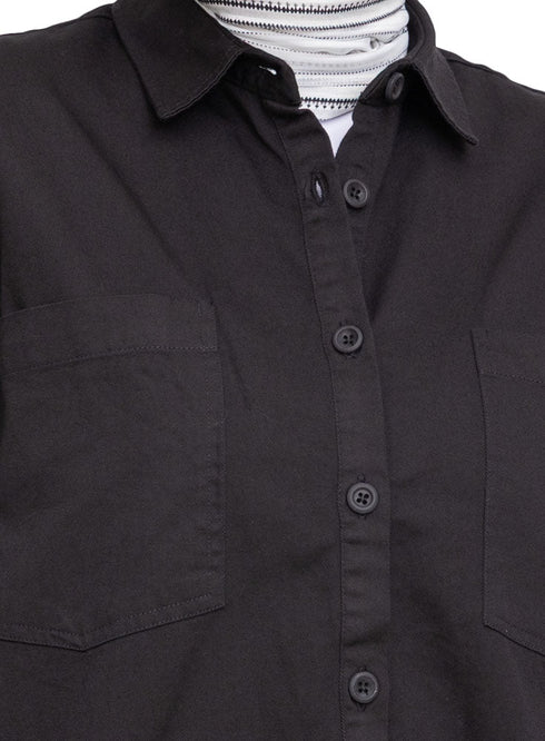 Black Cur - Gabardine Shirt - Khotwh